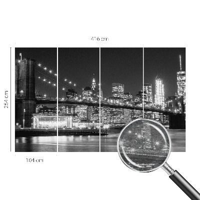 Papier peint panoramique chambre adulte Nočná panoráma