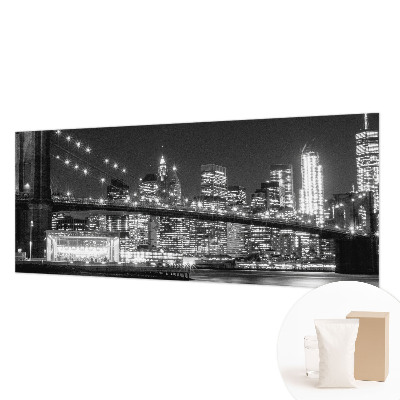 Papier peint panoramique chambre adulte avec un motif de panorama nocturne