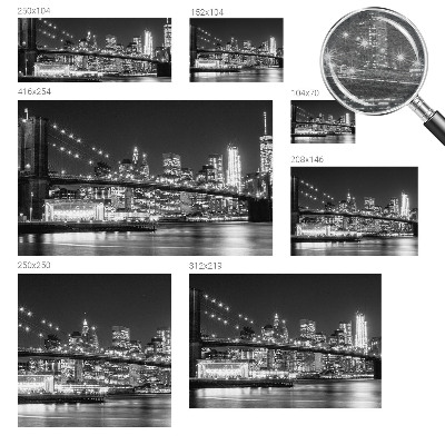 Papier peint panoramique chambre adulte Nočná panoráma