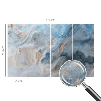 Papier peint panoramique haut de gamme Farebné abstrakcie