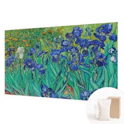 Papier peint intissé imprimé fleurs du jardin