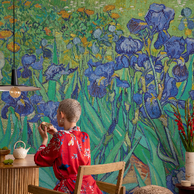 Papier peint panoramique facile à poser Záhradné kvety