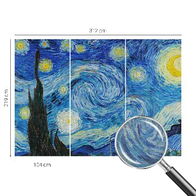 Papier peint photo grand format pour le mur ciel nocturne