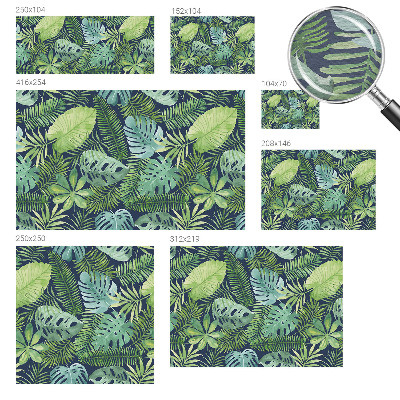 Papier peint photographique salon Tropické listy