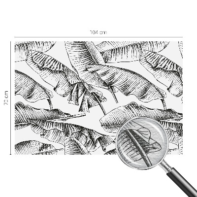 Papier peint photo Banánové listy