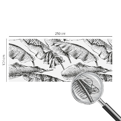 Papier peint photo Banánové listy