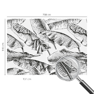 Papier peint photo Banánové listy