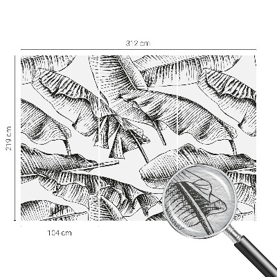 Papier peint photo Banánové listy