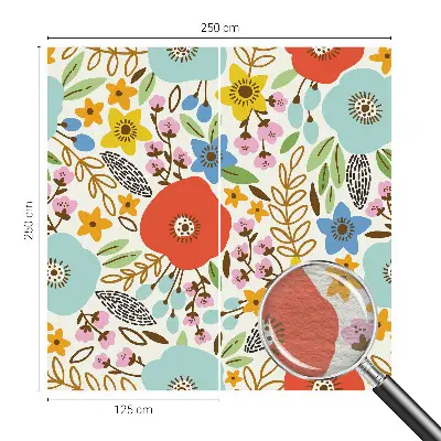 Papier peint intissé imprimé Motif floral