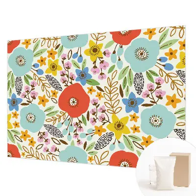 Papier peint intissé imprimé Motif floral