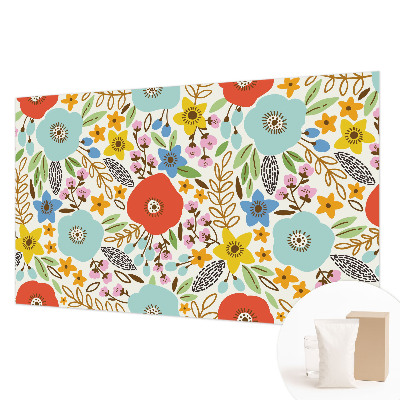 Décoration murale panoramique intissé avec un motif floral