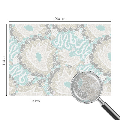 Papier peint chambre moderne avec des motifs abstraits