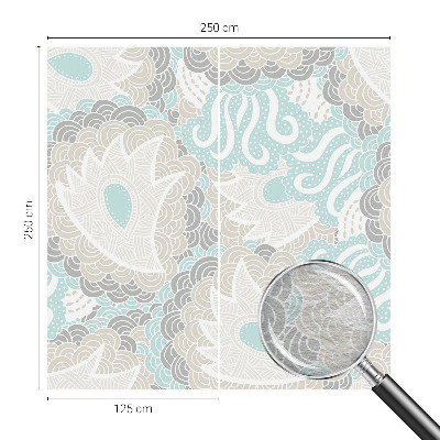 Papier peint chambre moderne avec des motifs abstraits