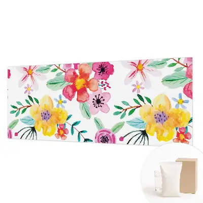 Papier peint photographique sur tissu non tissé fraîcheur florale