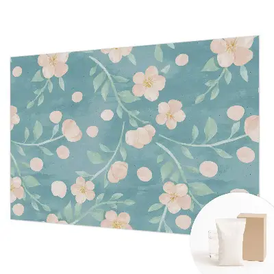 Papier peint intissé imprimé élégance florale