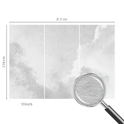 Papier peint intissé Nuages ​​subtils