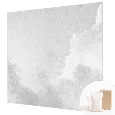 Papier peint panoramique salon avec un motif de nuages délicats