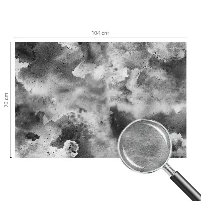 Papier peint photographique intissé nuages ​​gris