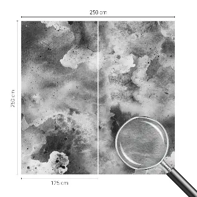 Papier peint photographique intissé nuages ​​gris