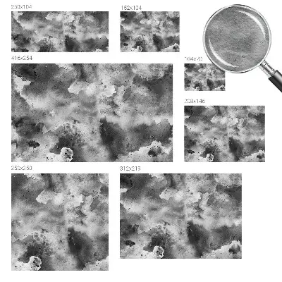 Papier peint photographique intissé nuages ​​gris