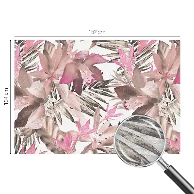 Papier peint photo imprimé sur tissu non tissé Fleurs exotiques