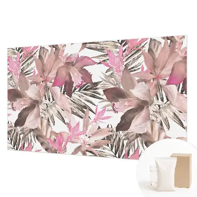 Papier peint photo imprimé sur tissu non tissé Fleurs exotiques