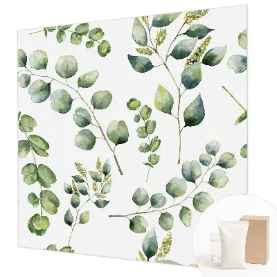 Papier peint intissé Feuilles vertes