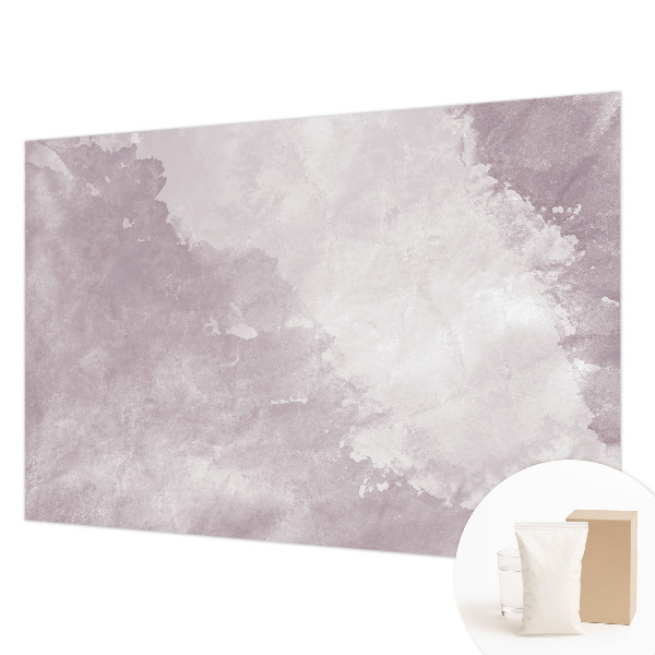 Papier peint panoramique tendance avec motif abstrait violet