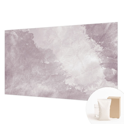 Papier peint panoramique tendance avec motif abstrait violet