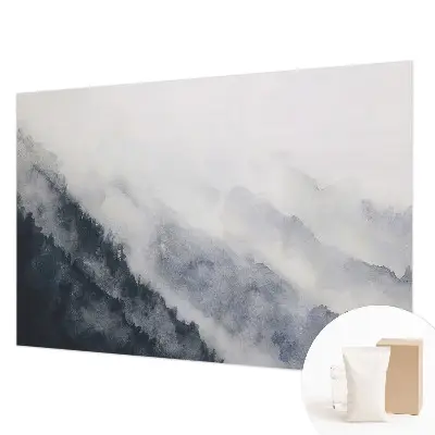 Papier peint intissé imprimé brouillard de montagne