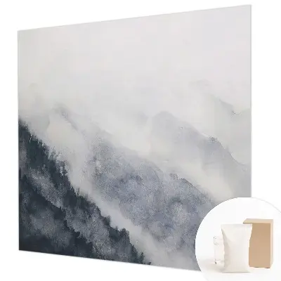 Papier peint intissé imprimé brouillard de montagne
