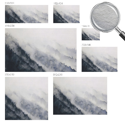 Papier peint panoramique haut de gamme avec le motif « Horská hmla »
