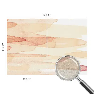 Papier peint photo grand format pour le mur traits pastel