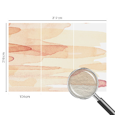 Papier peint panoramique facile à poser Pastelové ťahy