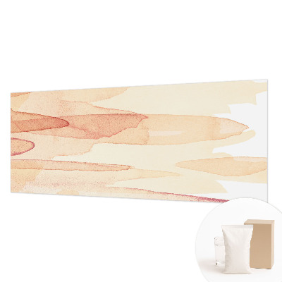 Papier peint panoramique facile à poser à motifs de coups de pinceau pastel