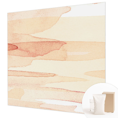 Papier peint panoramique facile à poser à motifs de coups de pinceau pastel