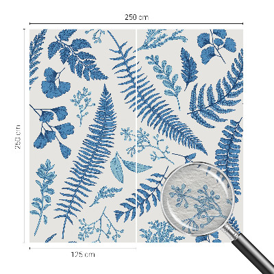 Papier peint panoramique intissé moderne Botanické vzory