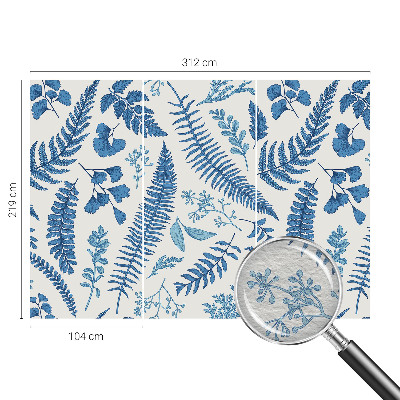 Papier peint panoramique intissé moderne Botanické vzory