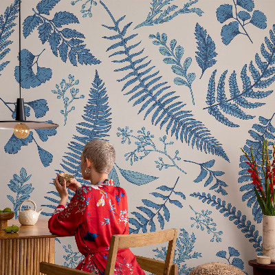 Papier peint panoramique intissé moderne Botanické vzory