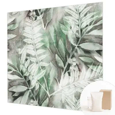 Papier peint intissé Feuilles aquarelles
