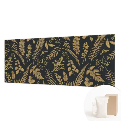 Papier peint intissé imprimé feuilles botaniques
