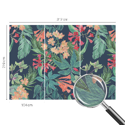 Papier peint photographique salon Tropické kvety