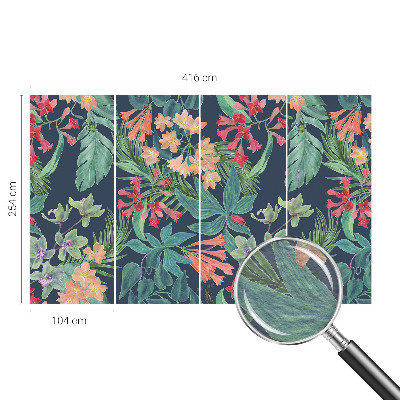 Papier peint photographique salon Tropické kvety