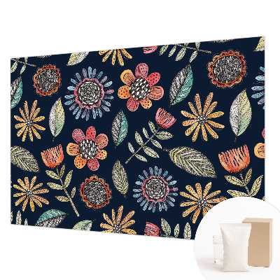 Poster mural panoramique Kvetinová mozaika