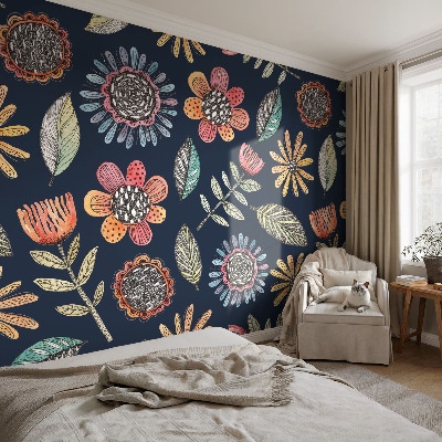 Poster mural panoramique Kvetinová mozaika