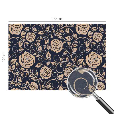 Papier peint photo grand format pour le mur Fleurs romantiques