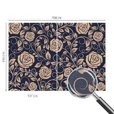 Papier peint photo grand format pour le mur Fleurs romantiques