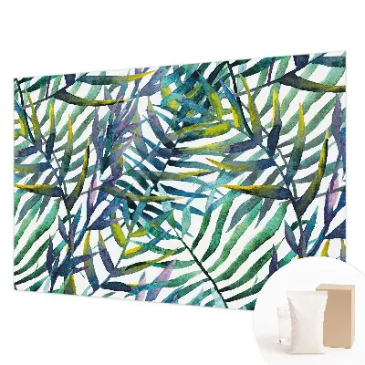 Papier peint intissé végétation exotique
