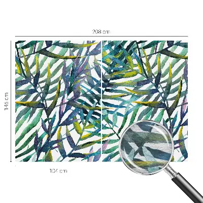 Papier peint intissé végétation exotique