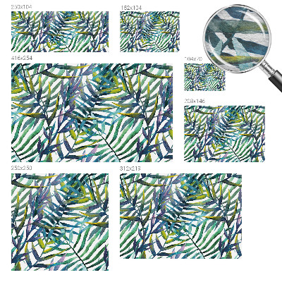 Tapisserie panoramique Exotická vegetácia